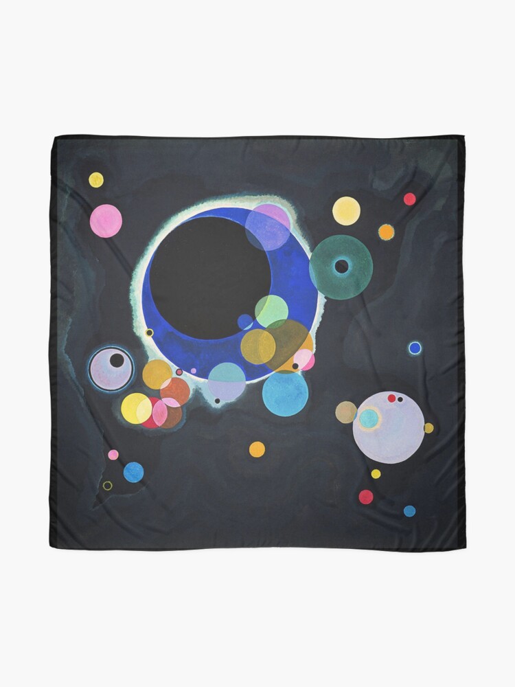Alternate view of KANDINSKY. Several Circles. 1926. Scarf