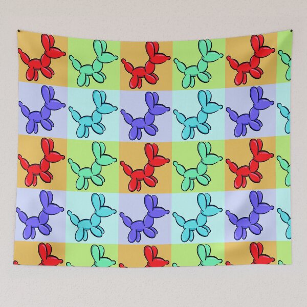 Item preview, Balloon Animal Pop Art Style Grid designed and sold by JaxNaBox.