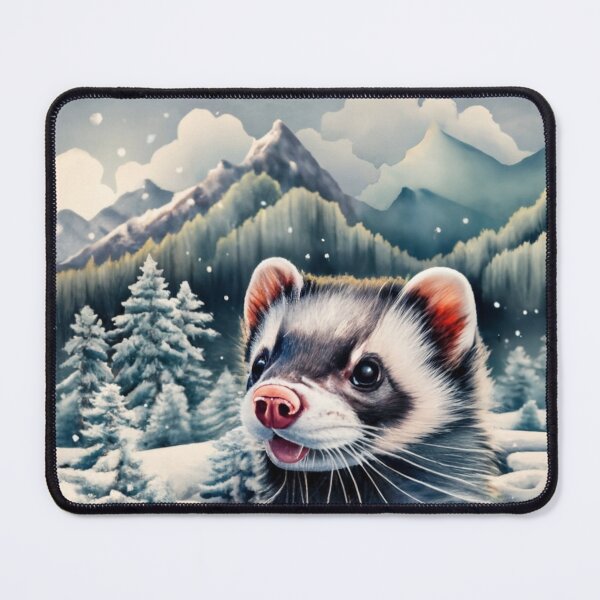 Item preview, Ferret In The Snow designed and sold by Gustavo Navarro.