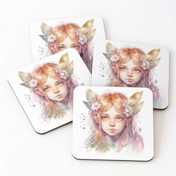 Item preview, Pastel Fairy Child With Freckles  designed and sold by FlutterbyFairy.