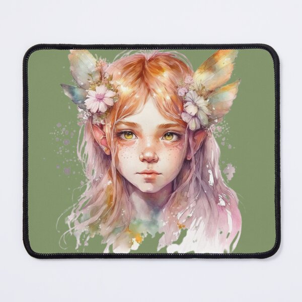 Item preview, Pastel Fairy Child With Freckles  designed and sold by FlutterbyFairy.