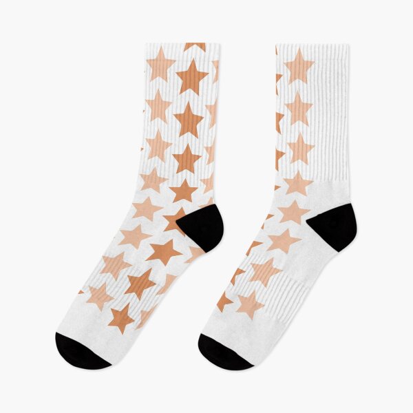 Artikelvorschau, Apricot Crush POLKA STARS entworfen und verkauft von MyThemesDesign.