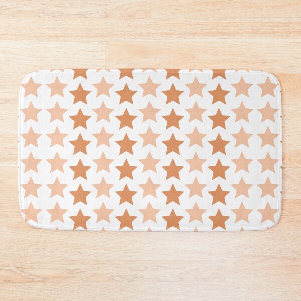 Artikelvorschau, Apricot Crush POLKA STARS entworfen und verkauft von MyThemesDesign.