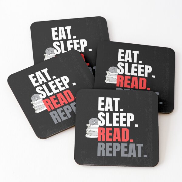 Item preview, Eat. Sleep. Read. Repeat designed and sold by Shadyfruit.