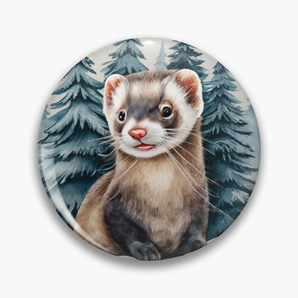 Item preview, Ferret In The Snow designed and sold by Gustavo Navarro.