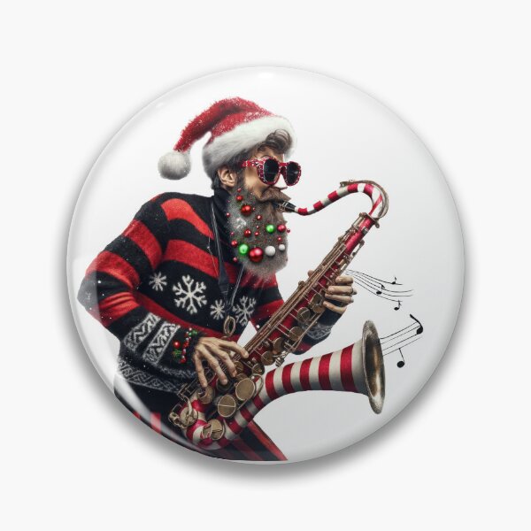 Item preview, beatnik Santa - Christmas with music designed and sold by DumbPet.