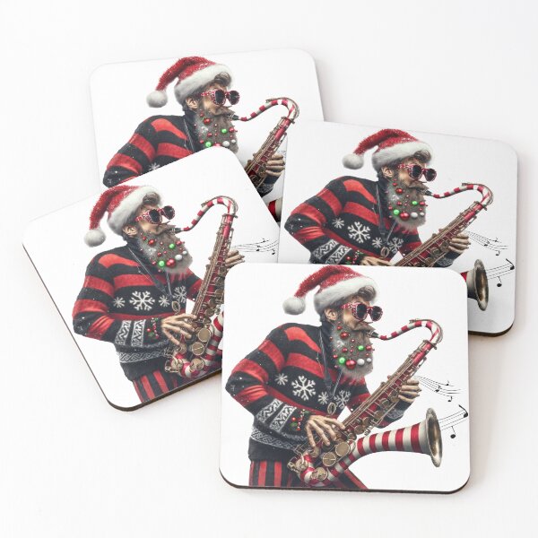 Item preview, beatnik Santa - Christmas with music designed and sold by DumbPet.