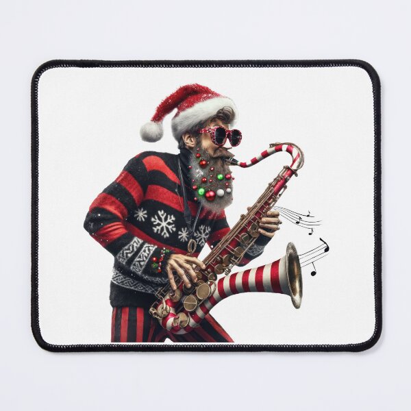 Item preview, beatnik Santa - Christmas with music designed and sold by DumbPet.