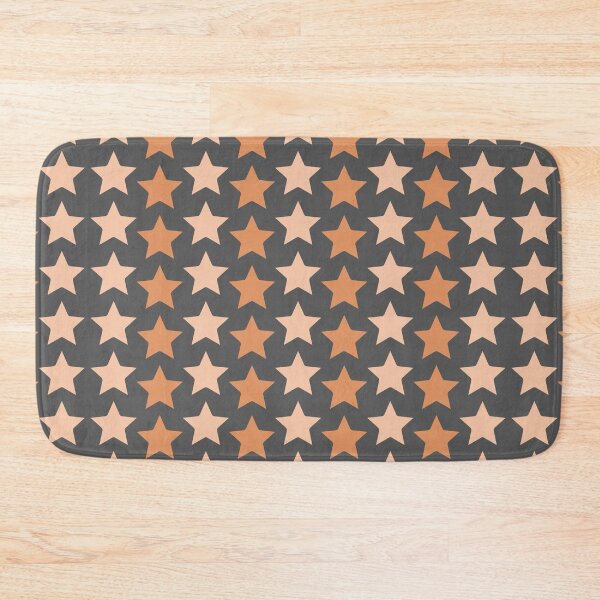 Artikelvorschau, Gray and Apricot Crush POLKA STARS entworfen und verkauft von MyThemesDesign.