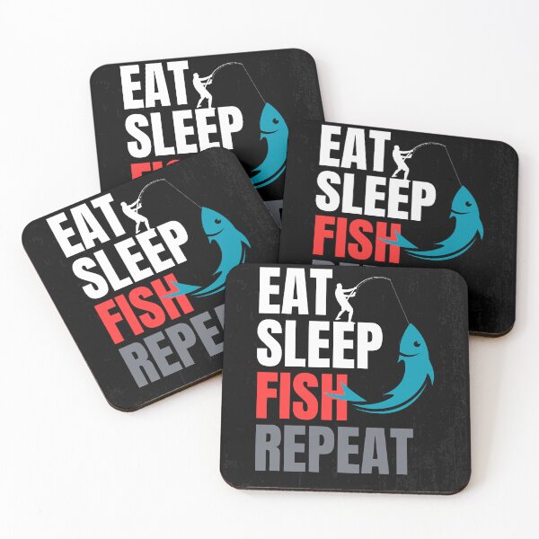 Item preview, Eat. Sleep. Fish. Repeat designed and sold by Shadyfruit.