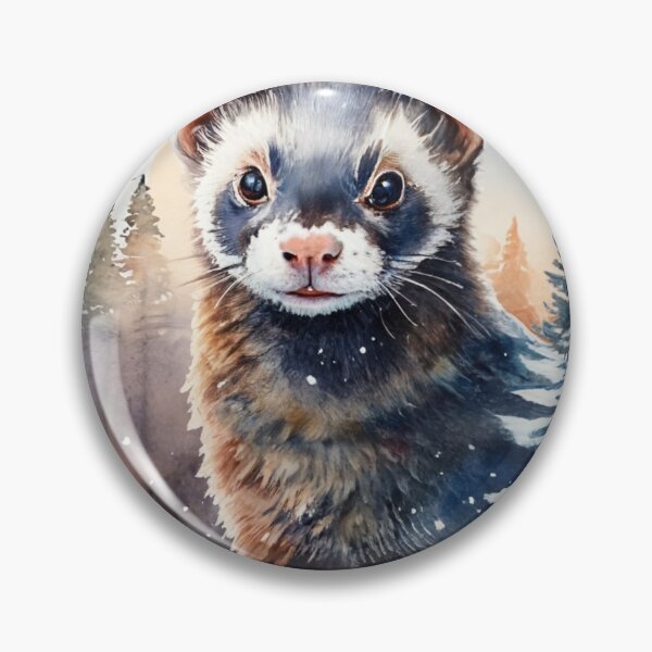 Item preview, Ferret In The Snow designed and sold by Gustavo Navarro.