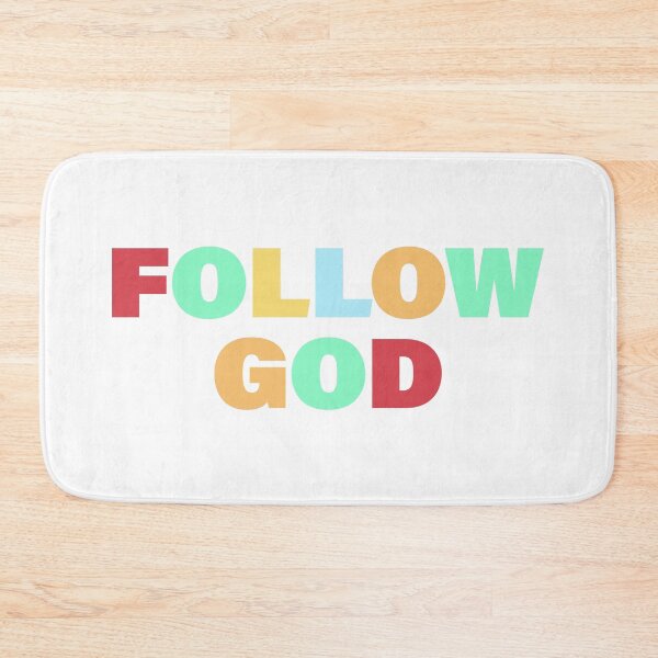 Artikelvorschau, Follow God Religious Inspirational Faith Merch entworfen und verkauft von wugnia.