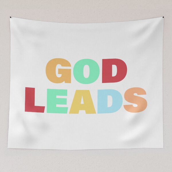 Item preview, God Leads Religious Inspirational Faith Merch  designed and sold by wugnia.