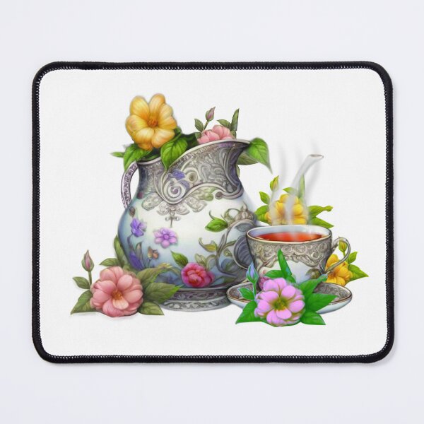 Item preview, "Melody of Leaves: The Serene Jug of Tea" designed and sold by Mahilis.