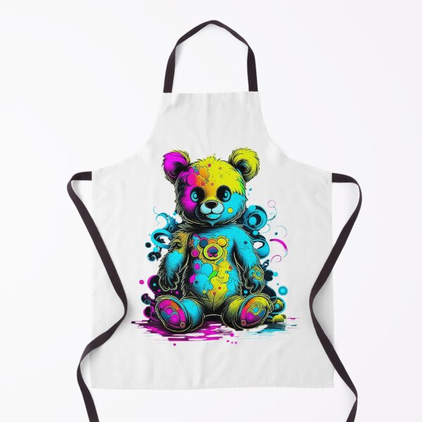 Item preview, Psychedelic Stuffed Bear designed and sold by Mlaniel.