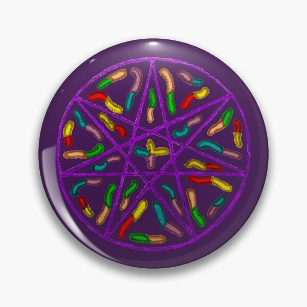 Item preview, Gummy Worm Septagram designed and sold by reynadunoctis.
