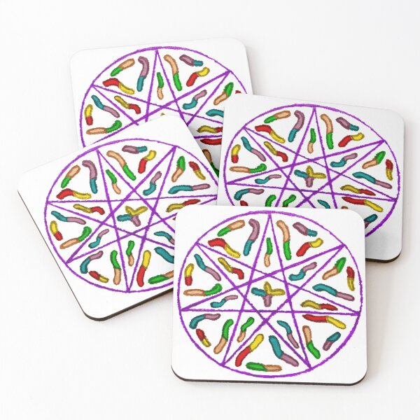 Item preview, Gummy Worm Septagram designed and sold by reynadunoctis.
