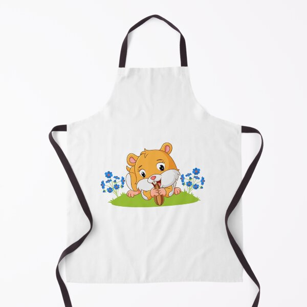 Item preview, cute hamster eating, cartoon hamster eating, hamster eating seed designed and sold by GreyStanzione1.