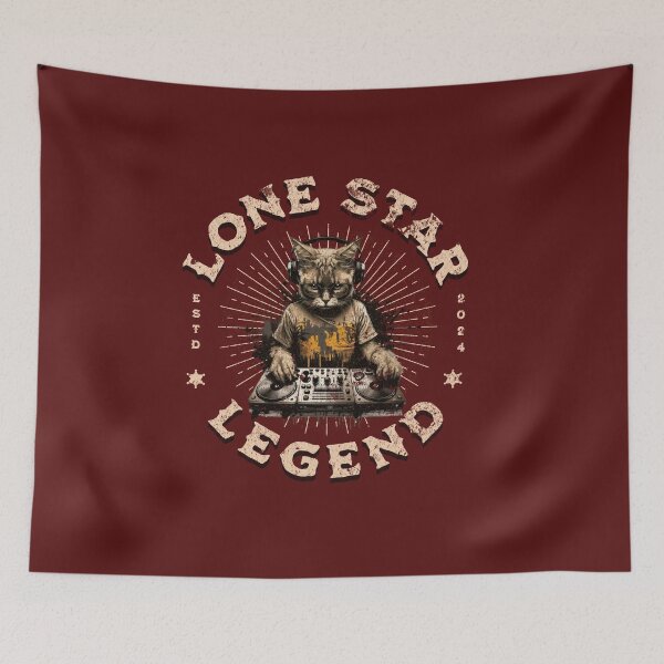 Item preview, Lone Star State Cat designed and sold by WanderQuestCo.