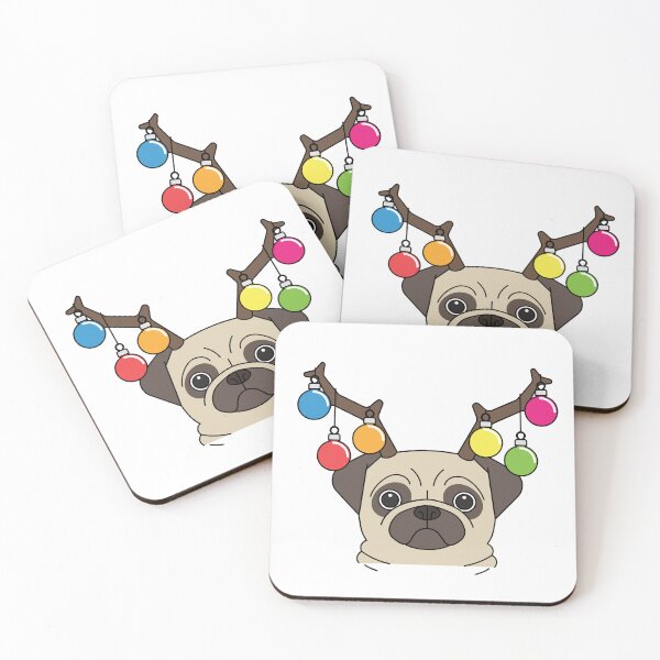Item preview,  christmas dog, christmas gift, pug  designed and sold by artgarcia.