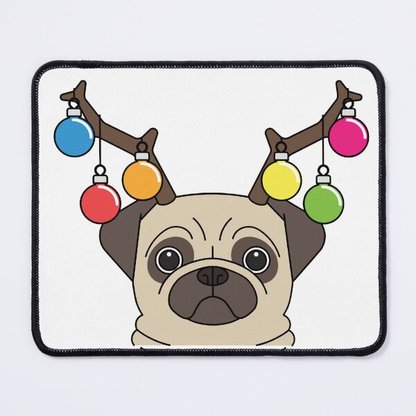 Item preview, christmas dog, christmas gift, pug designed and sold by artgarcia.