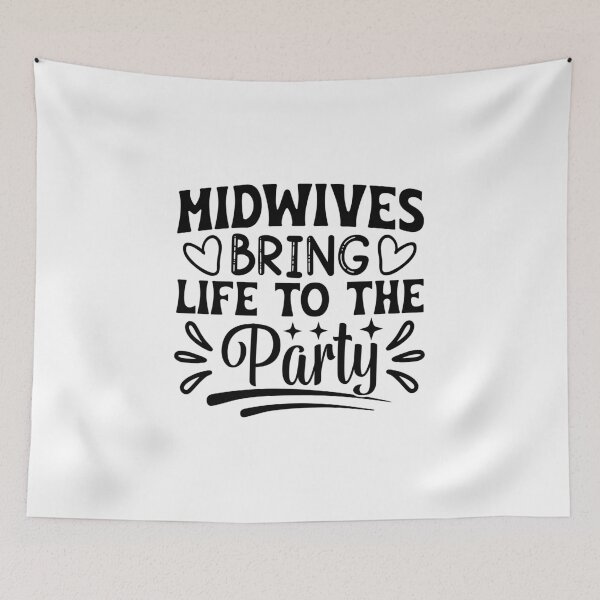 Item preview, Midwives Bring Life to the Party designed and sold by gemneye.