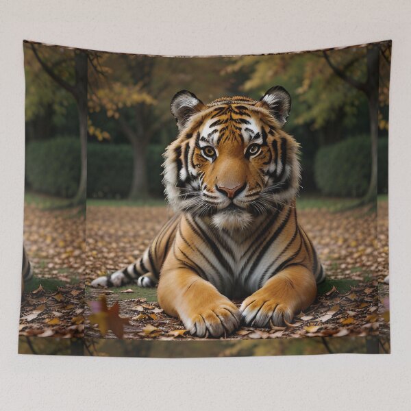 Item preview, Tiger in Autumn  designed and sold by AnnetteSmiddy.