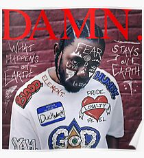 Kendrick Lamar - VERDAMMT. Alternative Album Art Poster