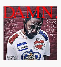 Kendrick Lamar - VERDAMMT. Alternative Album Art Fotodruck