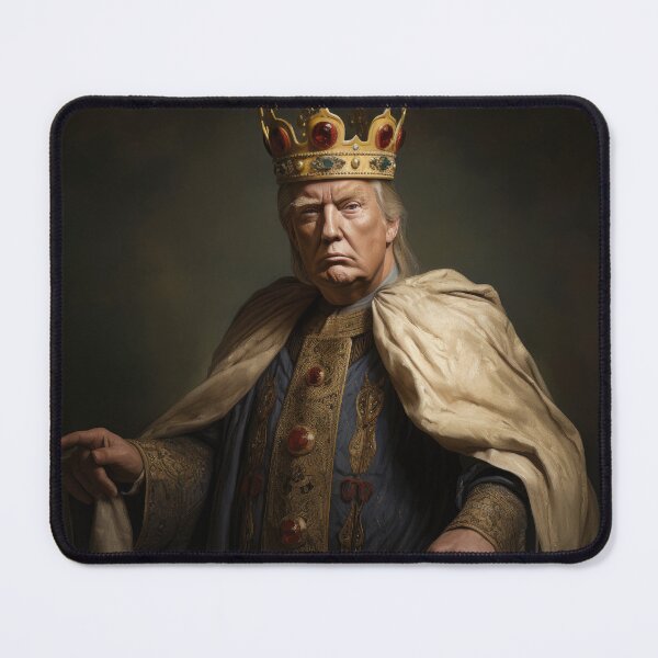 Item preview, King of the World - A Majestic Portrait of Donald Trump designed and sold by ai1art.