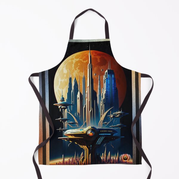 Item preview, Berrellian Cityscape Retro Fusion Artscape Poster Art AI Concept Creation by Xzendor7 designed and sold by Xzendor7 Digital Art Creations.