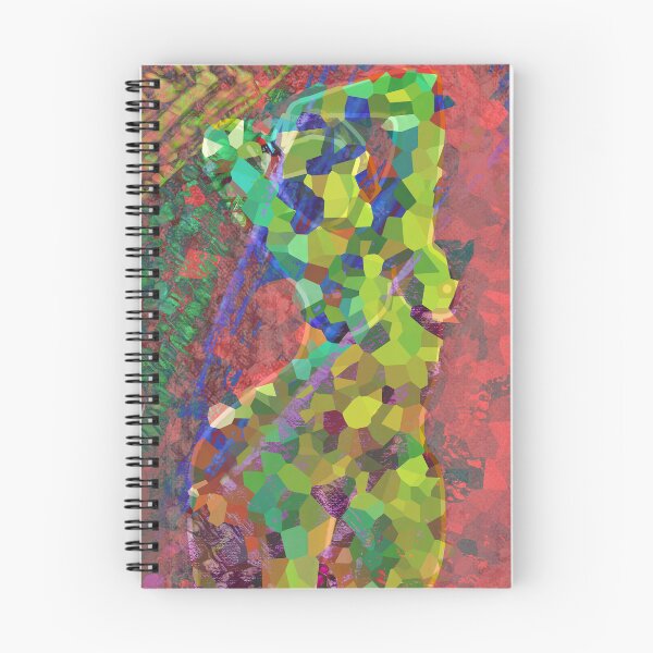 Item preview, Semi-abstract digital painting of curvy female nude designed and sold by pulchritude560.