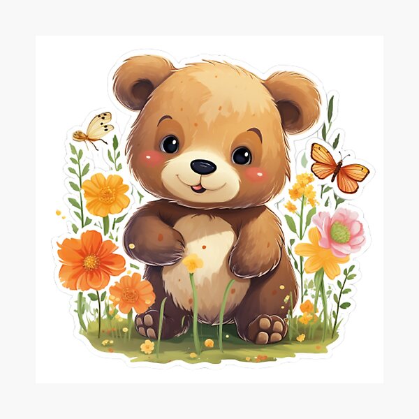 Item preview, Springtime Bloom Bear designed and sold by Nopphadon44.