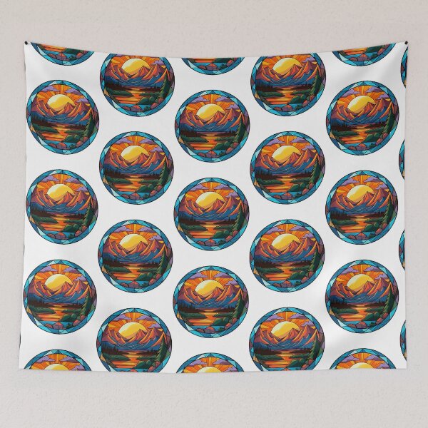 Item preview, Hiking Sunset Outdoor Adventure, Tranquil Nature, Sunset Landscape, Hiking Memories designed and sold by DuckworthRoad.