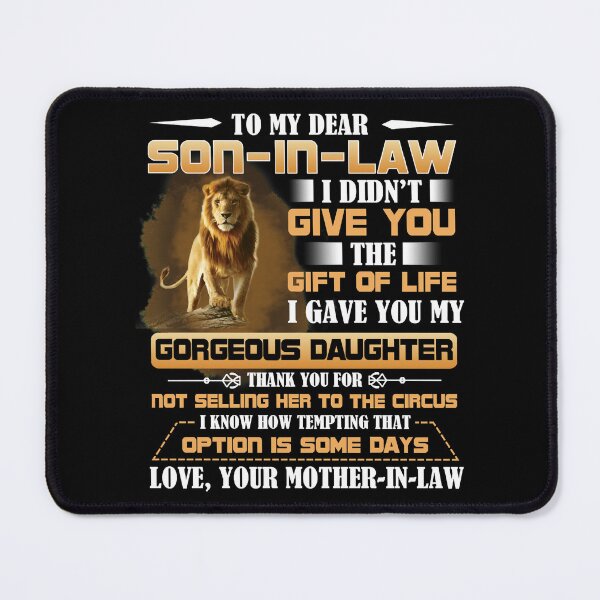 Item preview, Lion To My Dear Son In Law Mug Funny Birthday Ceramic Coffee Mug Gift Men Women Coffee Mug Ceramic M designed and sold by DuckworthRoad.