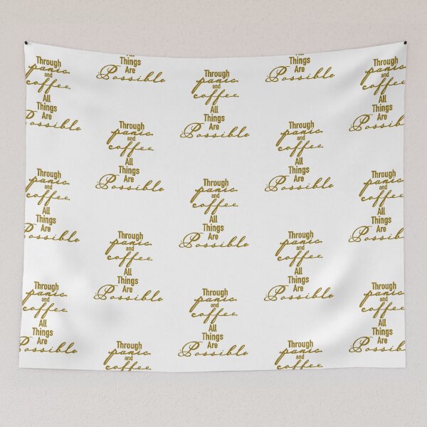 Item preview, Panic and Coffee designed and sold by TeaLimeTwo.
