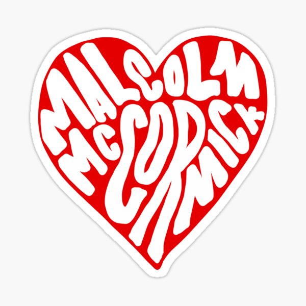 Item preview, malcolm mccormick name heart designed and sold by jenn cali.