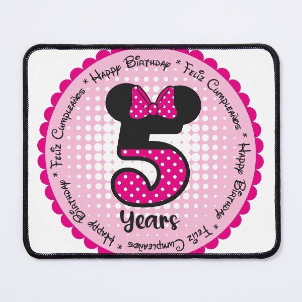 Item preview, Happy 5th minnie's birthday designed and sold by Gabyciux.
