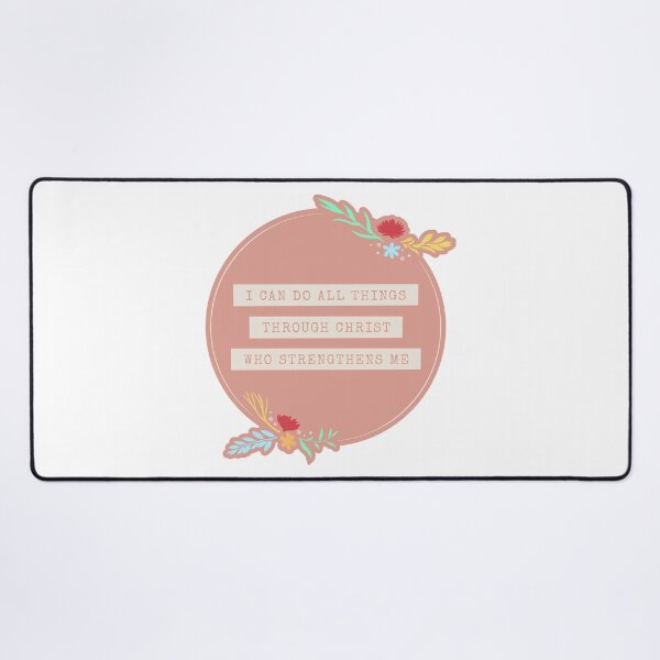 Item preview, All Things Through Christ Religious Inspirational Faith designed and sold by wugnia.