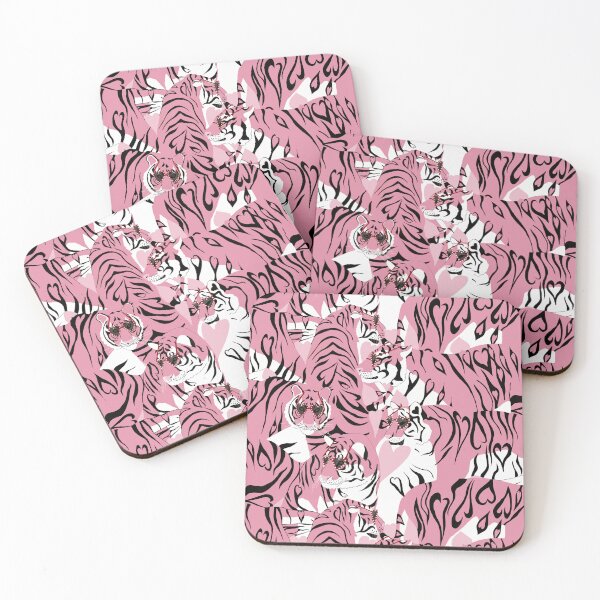 Item preview, Pink Love Tigers designed and sold by Amy Hadden.