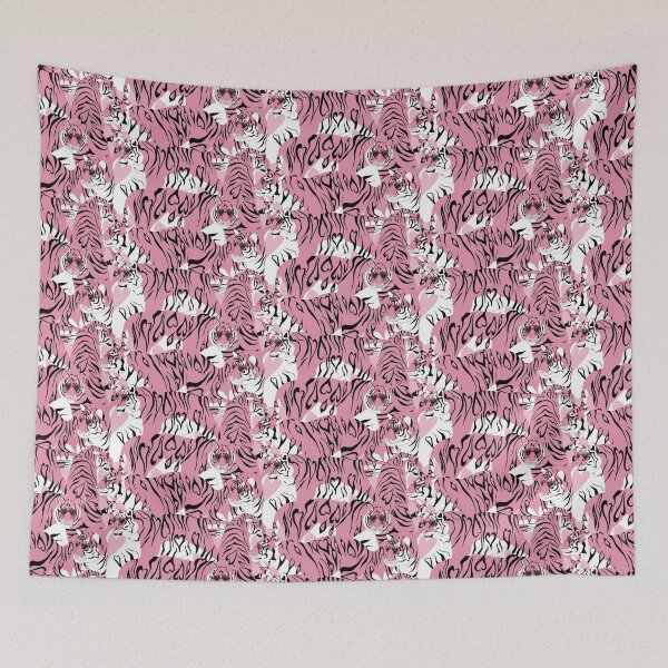 Item preview, Pink Love Tigers designed and sold by Amy Hadden.