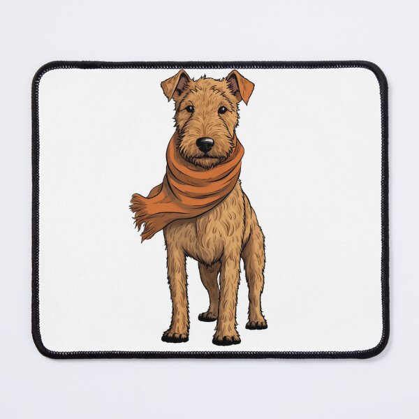 Item preview, Sweet Irish Pup wearing a scarf designed and sold by liana campbell.