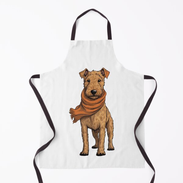 Item preview, Sweet Irish Pup wearing a scarf designed and sold by liana campbell.