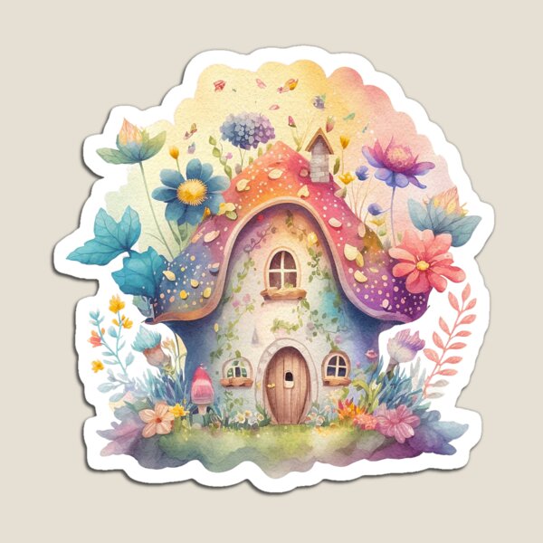 Item preview, Pastel Fairy House designed and sold by FlutterbyFairy.