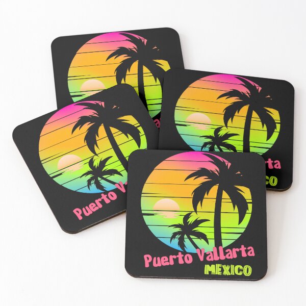 Item preview, PUERTO VALLARTA, Puerto Vallarta Vintage Sunset, Mexico Sunrise, Beach Lifestyle, Ocean Waves,Tropical Vacation designed and sold by Sun Sand & Sea Art.