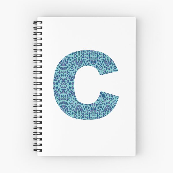 Item preview, Letter C Pattern | Blue | Monogram | Initial  designed and sold by hayleylauren.