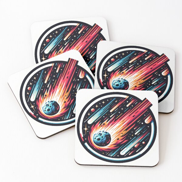 Item preview, Vibrant Comets and Asteroids in Motion designed and sold by OniumEth.