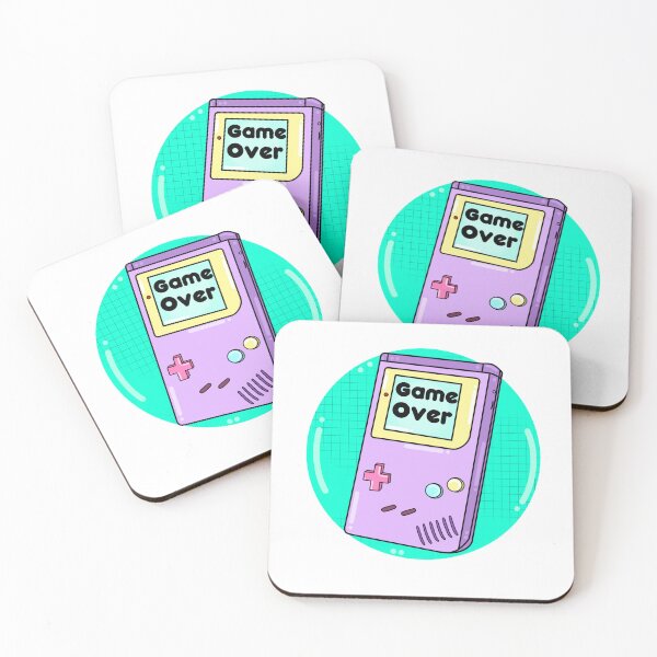 Item preview, Game Over - Gameboy Pegatina designed and sold by foxdenkf.