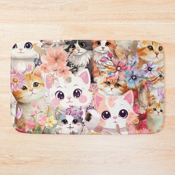 Item preview, Kitty Flower Friends  designed and sold by davechi-stone.