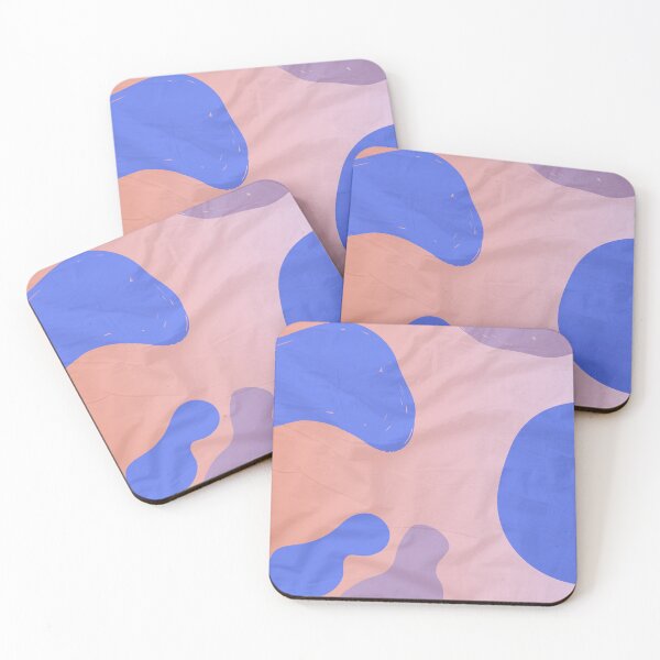 Item preview, INKme - Colorful Pattern, Blue, Purple and Orange, hand drawn fabric effect designed and sold by ODAcity.